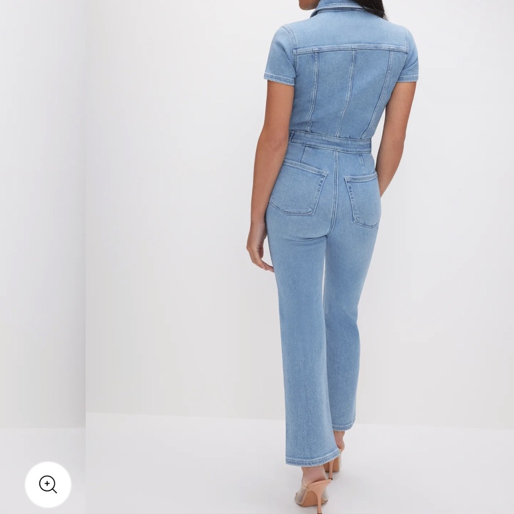 Women's Light Blue Denim Jumpsuit